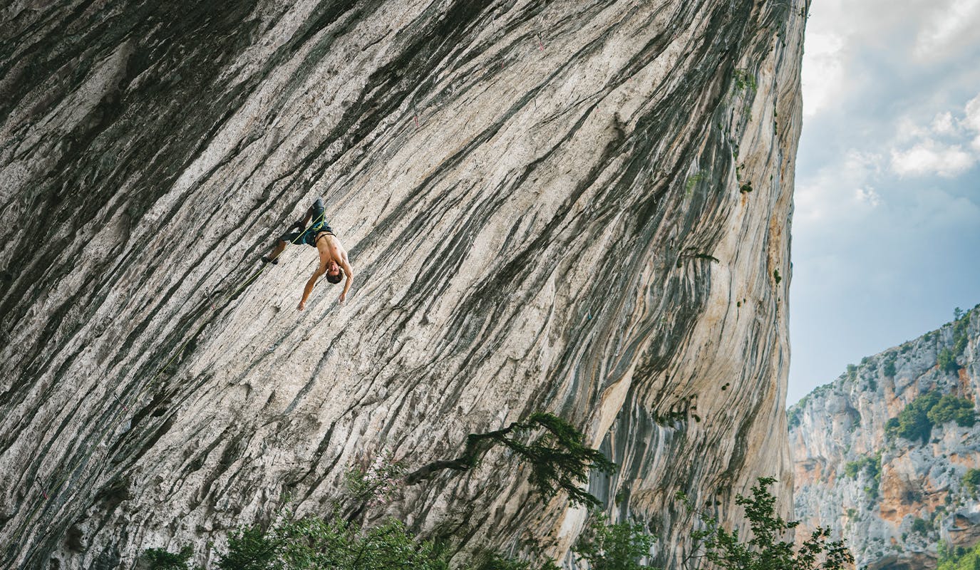 BD Athlete Seb Bouin climbing DNA. 