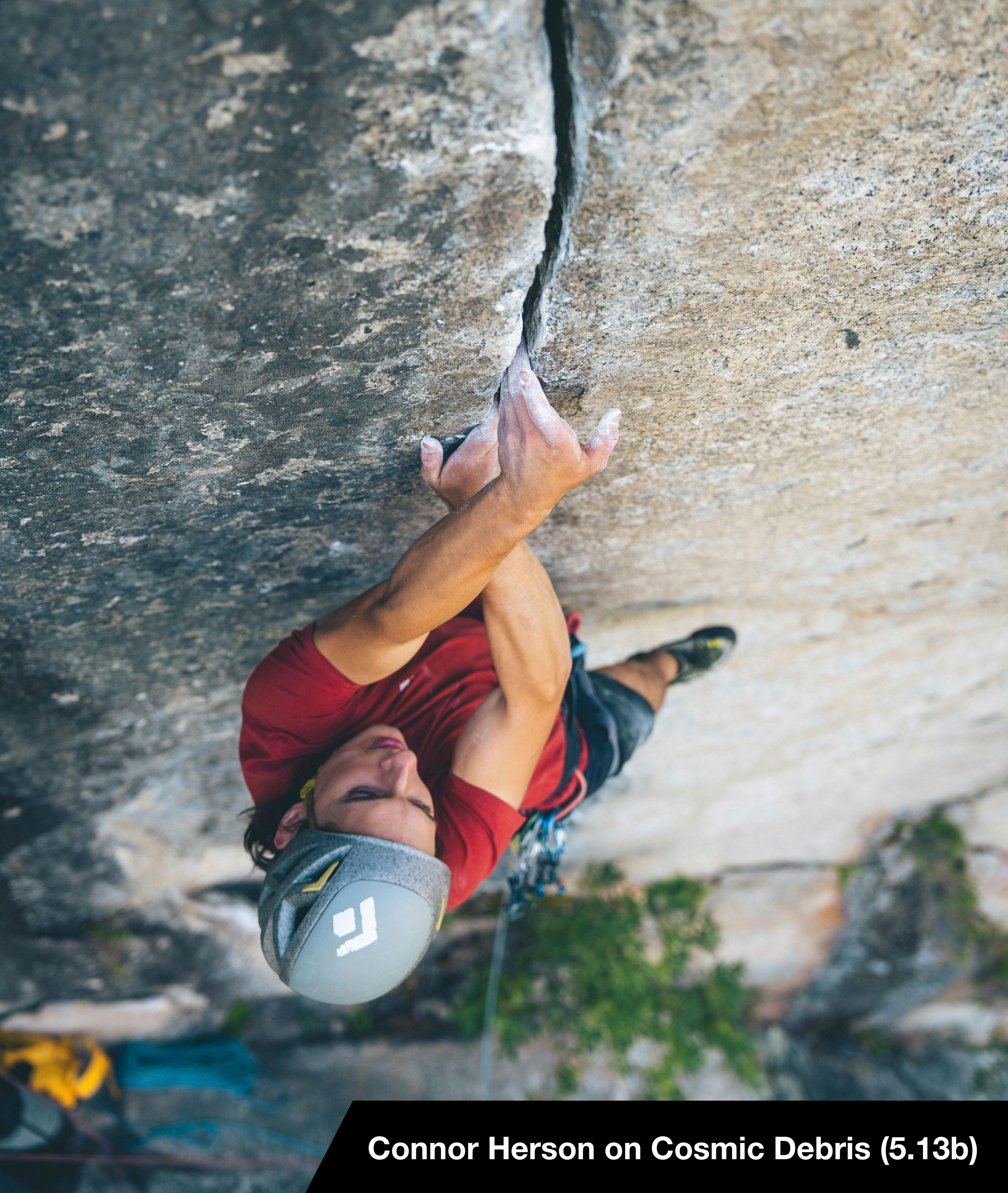 BD athlete Connor Herson Climbing in Yosemite. 